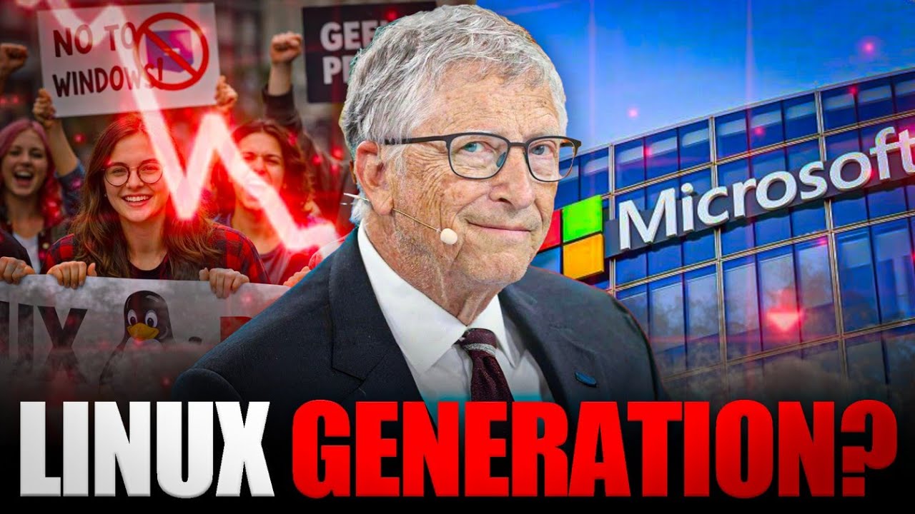 Bill Gates SHOCKED as Gen Z ABANDONS Windows 11 and SWITCHES to Linux!