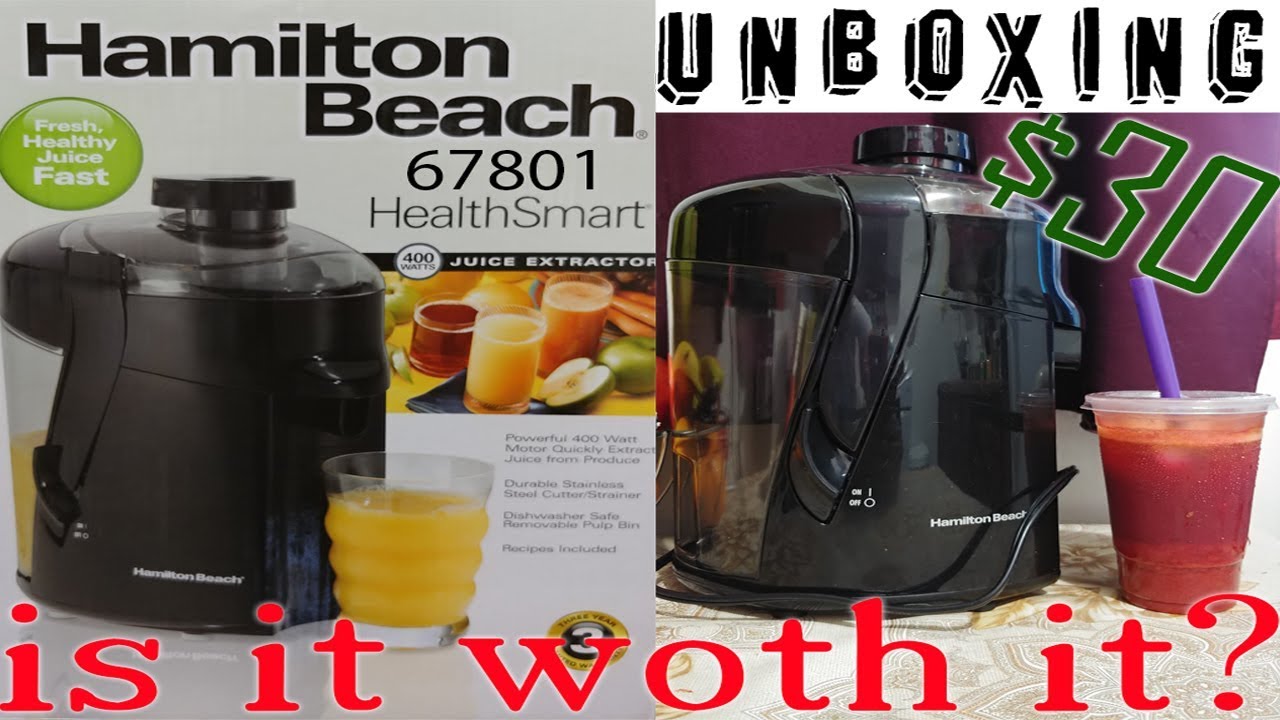 HAMILTON BEACH HEALTH SMART JUICER 67801