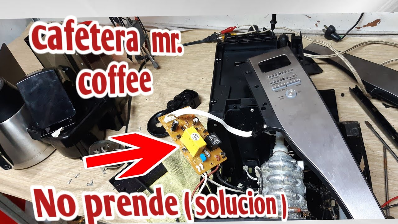 cafetera mr coffee No prende  ( solucion )