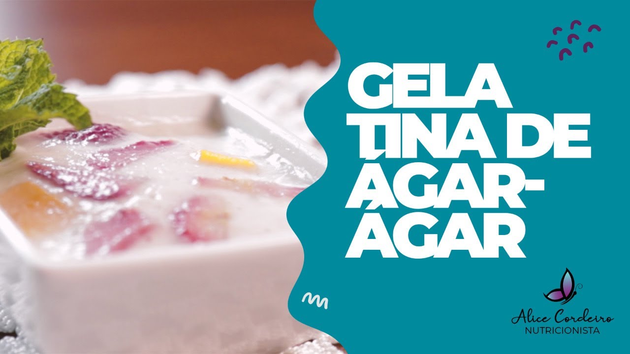 Nutri, posso comer gelatina? Sim! Gelatina Agar Agar. Saudável e nutritiva, ótima para as crianças.