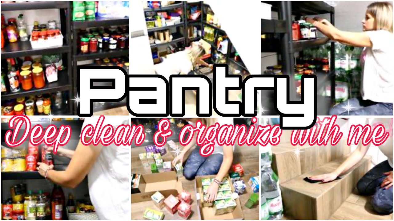 *PANTRY* DEEP CLEAN & ORGANIZE WITH ME | EXTREME CLEANING MOTIVATION | ORGANIZING