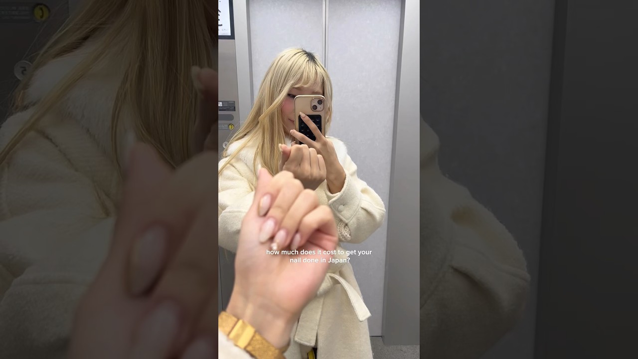 Nail salon in Japan! #nailart #nailsalon #japantravel #japanesegirl #japanvlog #lifestylevlogger