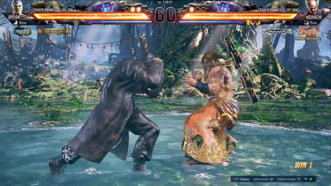 Tekken 8 Heihachi matches 12/28/25