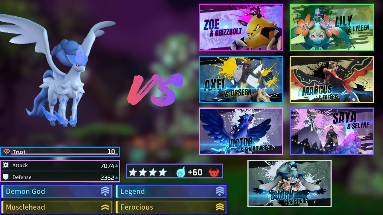 Max Upgraded Frostallion Vs All Tower Bosses I PALWORLD