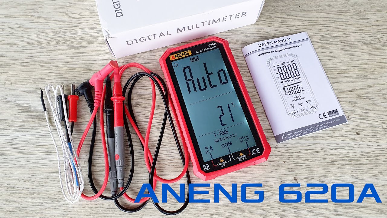 ANENG 620A 4.7 Inch Large LCD Screen - True RMS Digital Multimeter - Best Value 2021