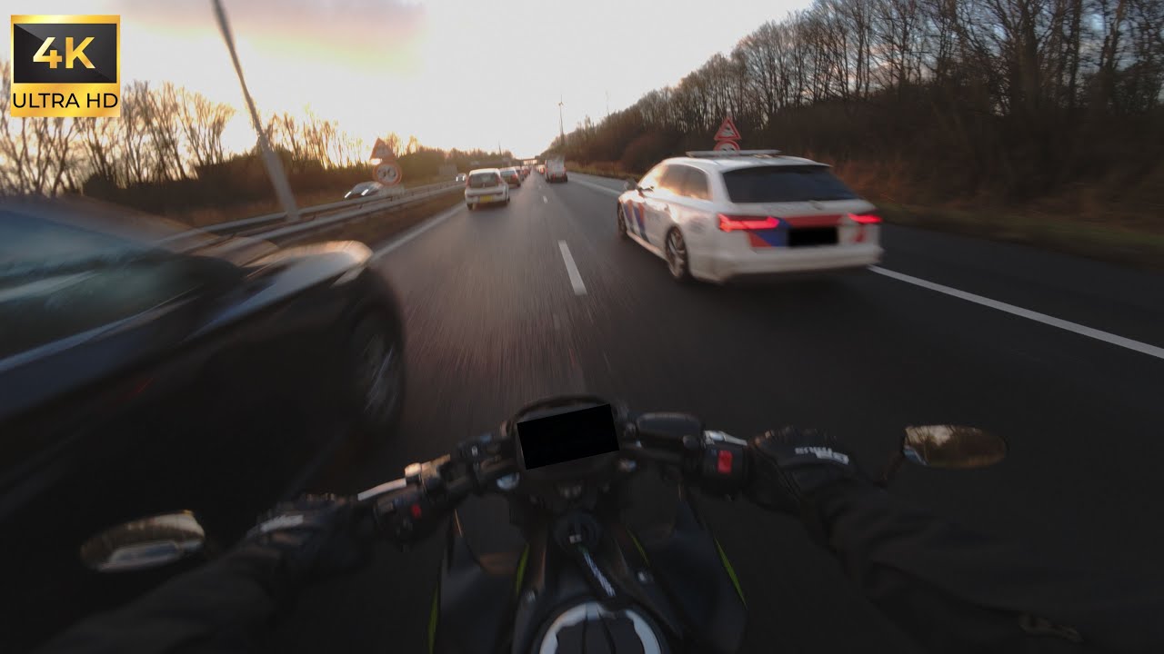 (4K POV) MOTORCYCLE VS HEAVY TRAFFIC | Kawasaki Z650