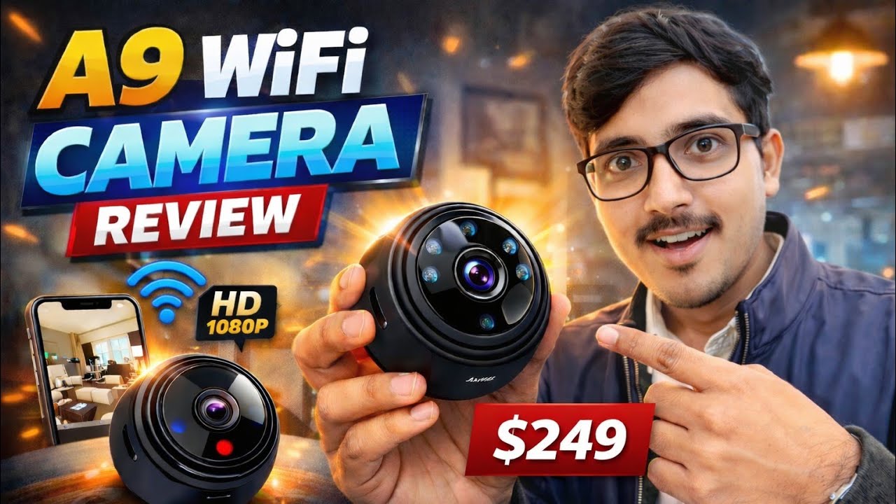 A9 Mini Spy Camera Unboxing & Review || Setup Best Hidden Camera 📷👌♥️ 
