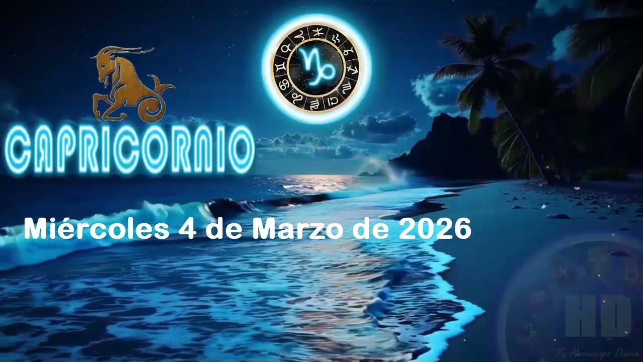 Horóscopo de hoy Capricornio ⛰️ Miércoles 4 marzo 2026 | Decisión que marca destino