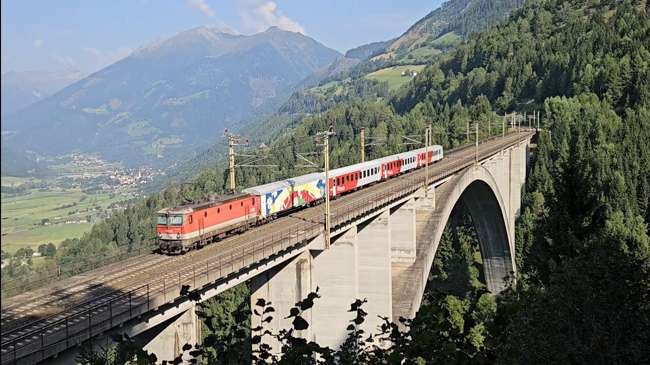 Zugfahrten ÖBB Tauernbahn Pfaffenbeg - Zwenbergbrücke 