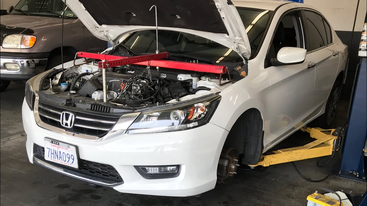 BC5A-Замена трансмиссии Honda Accord