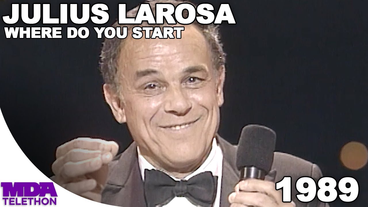 Julius LaRosa - Where Do You Start | 1989 | MDA Telethon