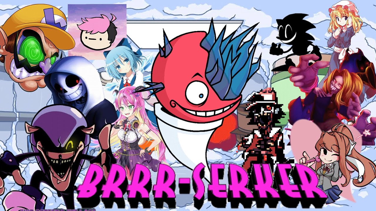FNF BRRR- SERKER but Every Turn a Different Character Sings (Fnf BRRR- SERKER but Everyone Sings it)