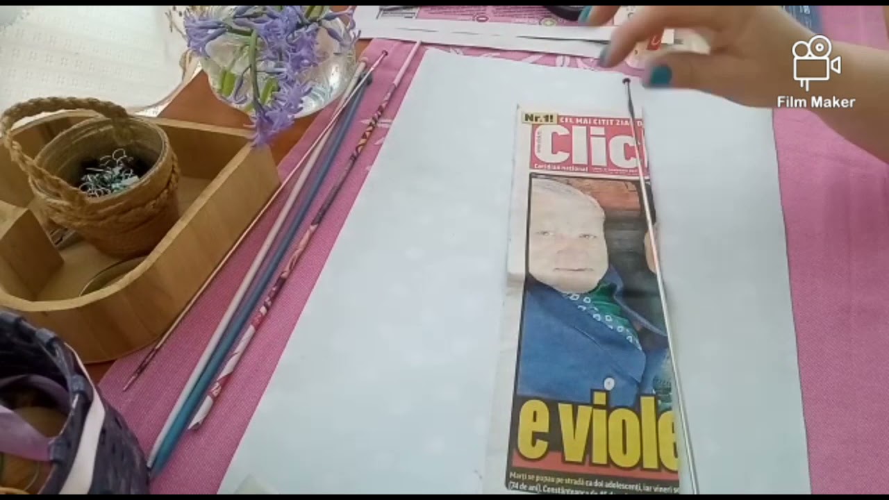 Cum se pregătesc tuburile de hârtie pentru coșuri.❤️ How to prepare paper tubes for wicker baskets.