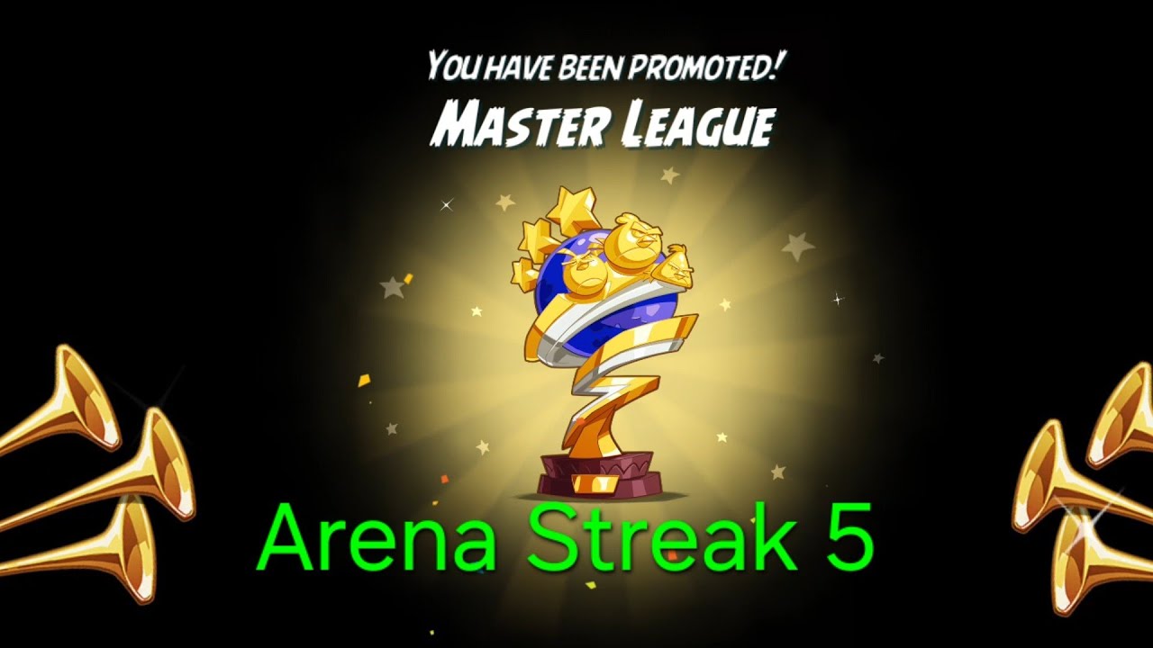 Angry Birds 2 - Arena Streak 5 Master League 03.08.2024