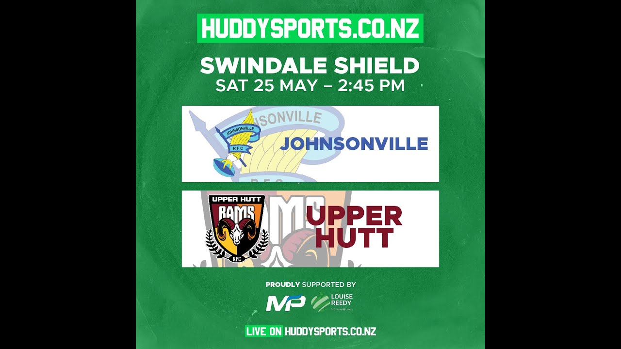Swindale Shield Round Eight: Johnsonville RFC vs Upper Hutt Rams RFC