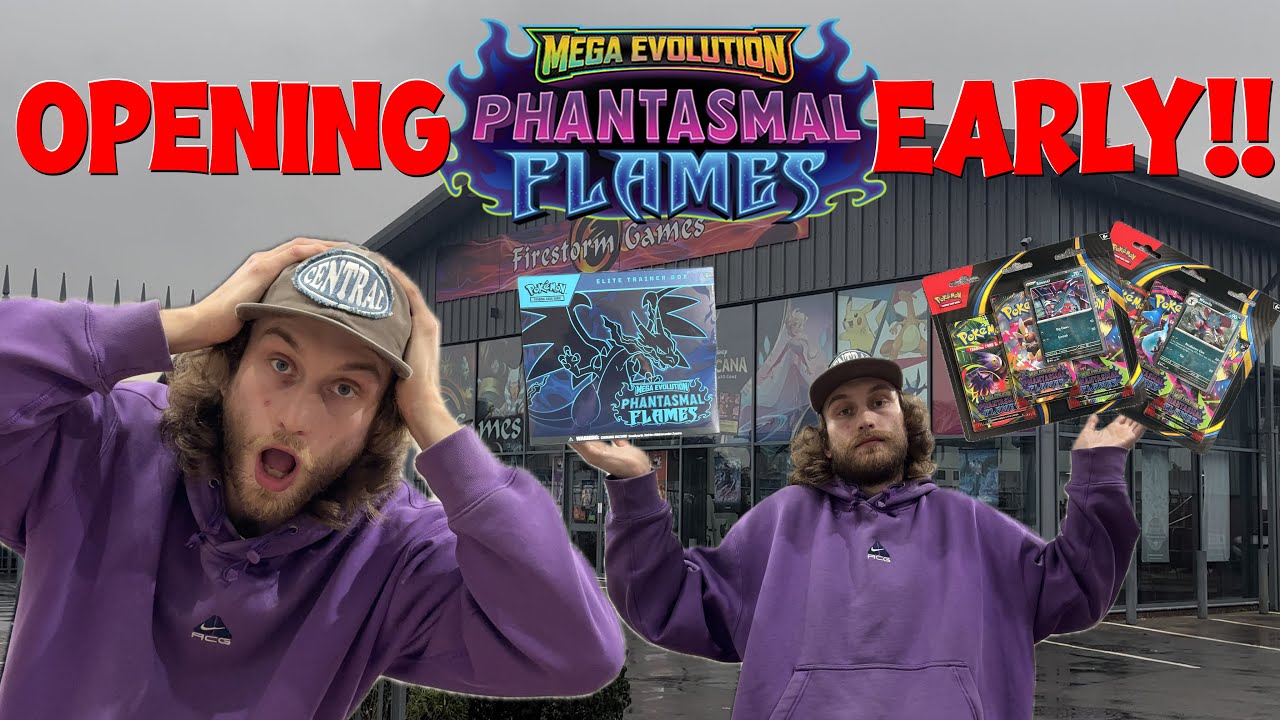 I got PHANTASMAL FLAMES EARLY!! Opening the ETB & 3 Pack Blisters! Are they Worth it?