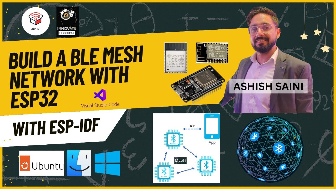 Build a BLE Mesh Network with ESP32 using ESP-IDF!