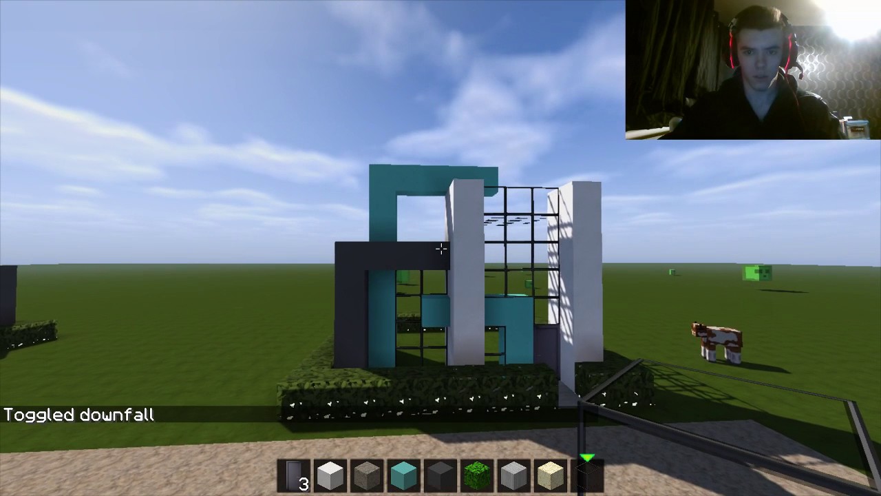 Minecraft 9x9 Modern House - part 1
