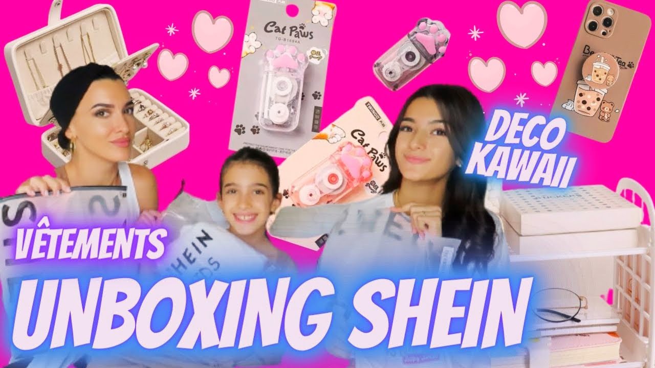 HAUL SHEIN 📦 OMG trop contentes de nos achats 🤩