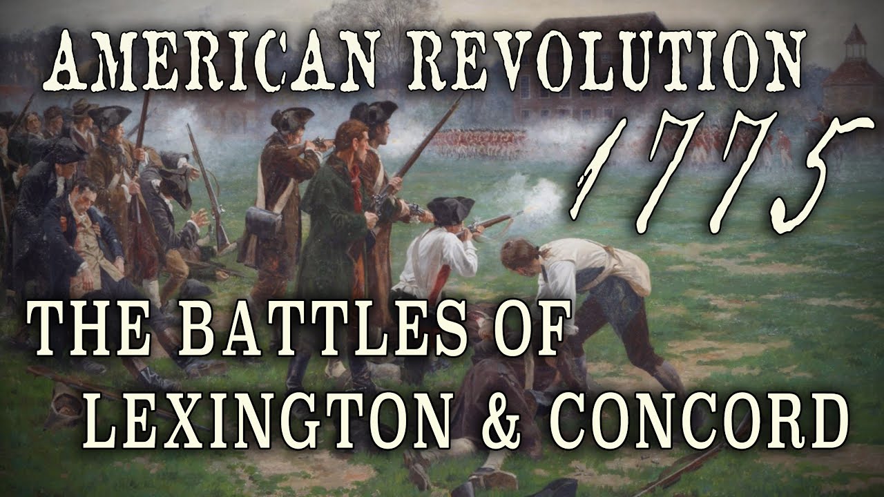 Американская революция 1775 года — битвы при Лексингтоне и Конкорде