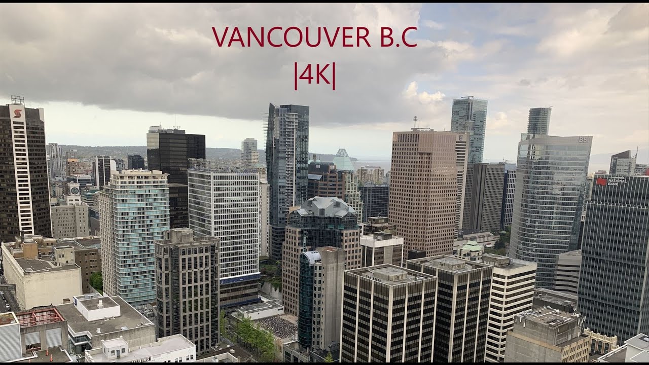 Relaxing Drive Around Downtown Vancouver, B.C Canada