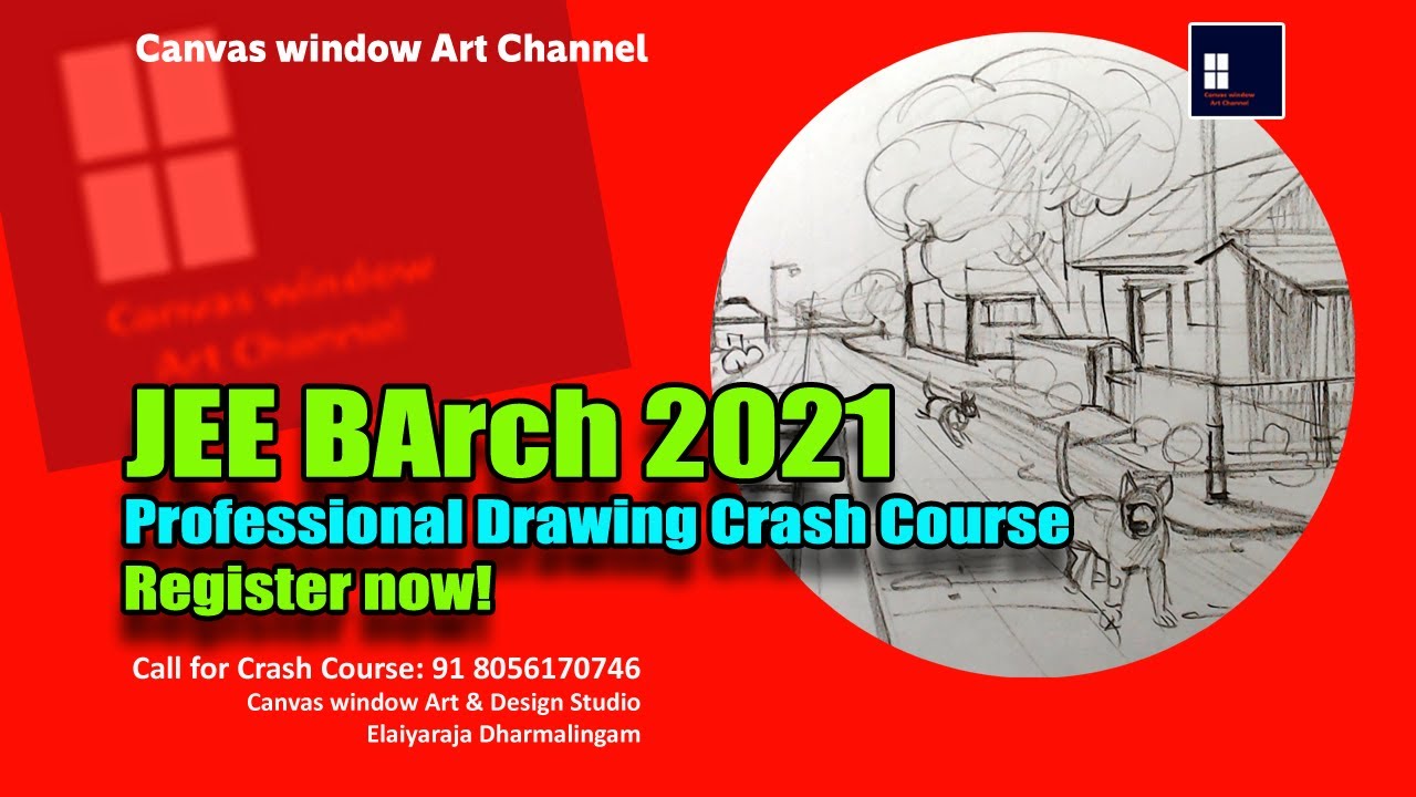 Appearing for JEE BArch 2021? | Learn Professional Drawing | 40Hrs. Crash Course | Register now!