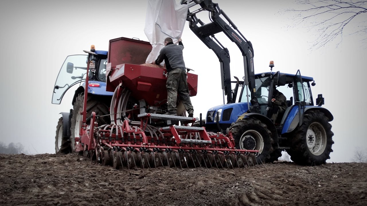 Siew Owsa 2015 - New Holland T7.185 / T6050 / T5060 - Pomorskie