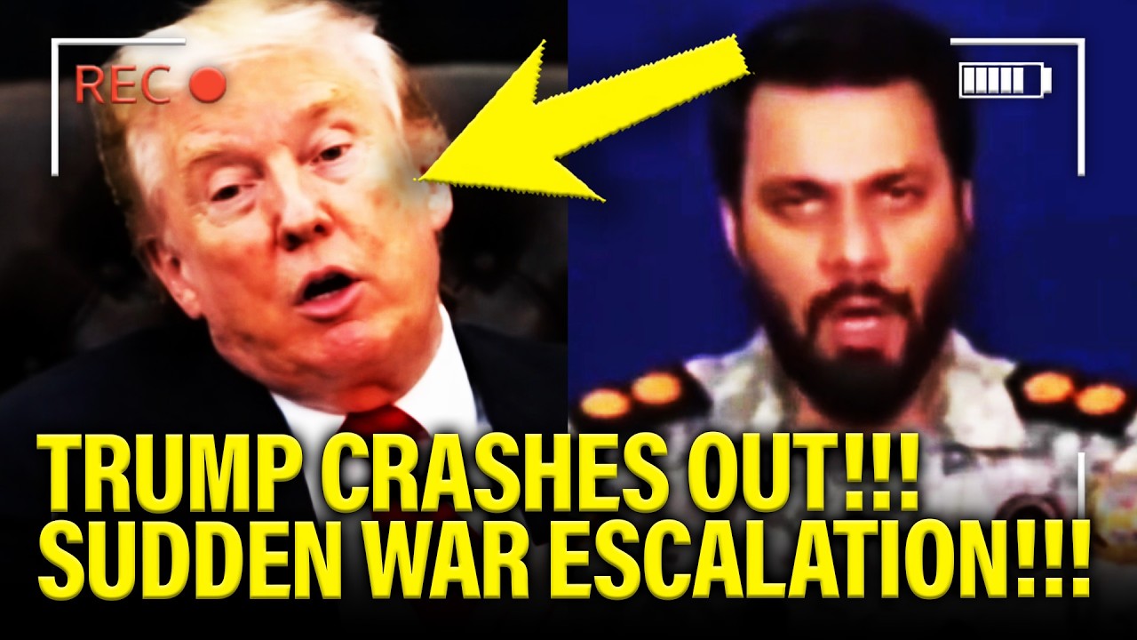 Trump CRASHES OUT in White House over SUDDEN WAR ESCALATION!!