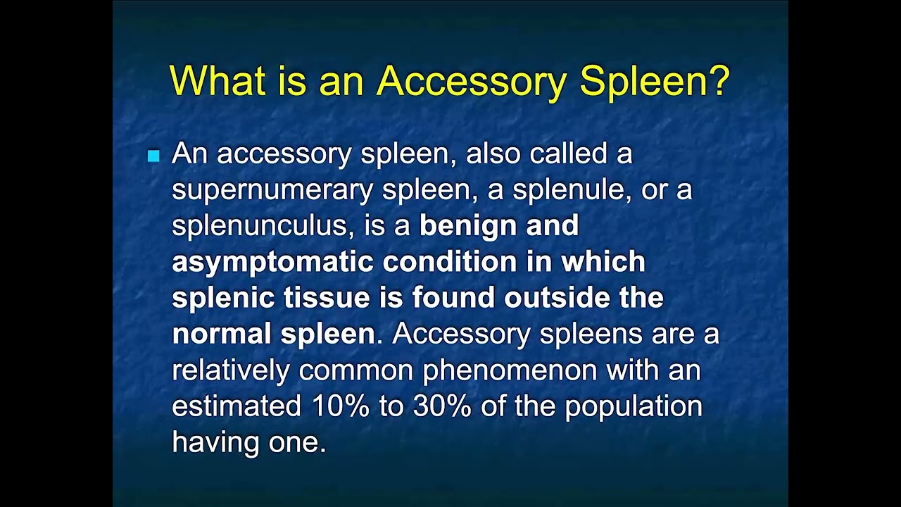 MDCT Evaluation of the Spleen: Challenges in Diagnosis - Part 2