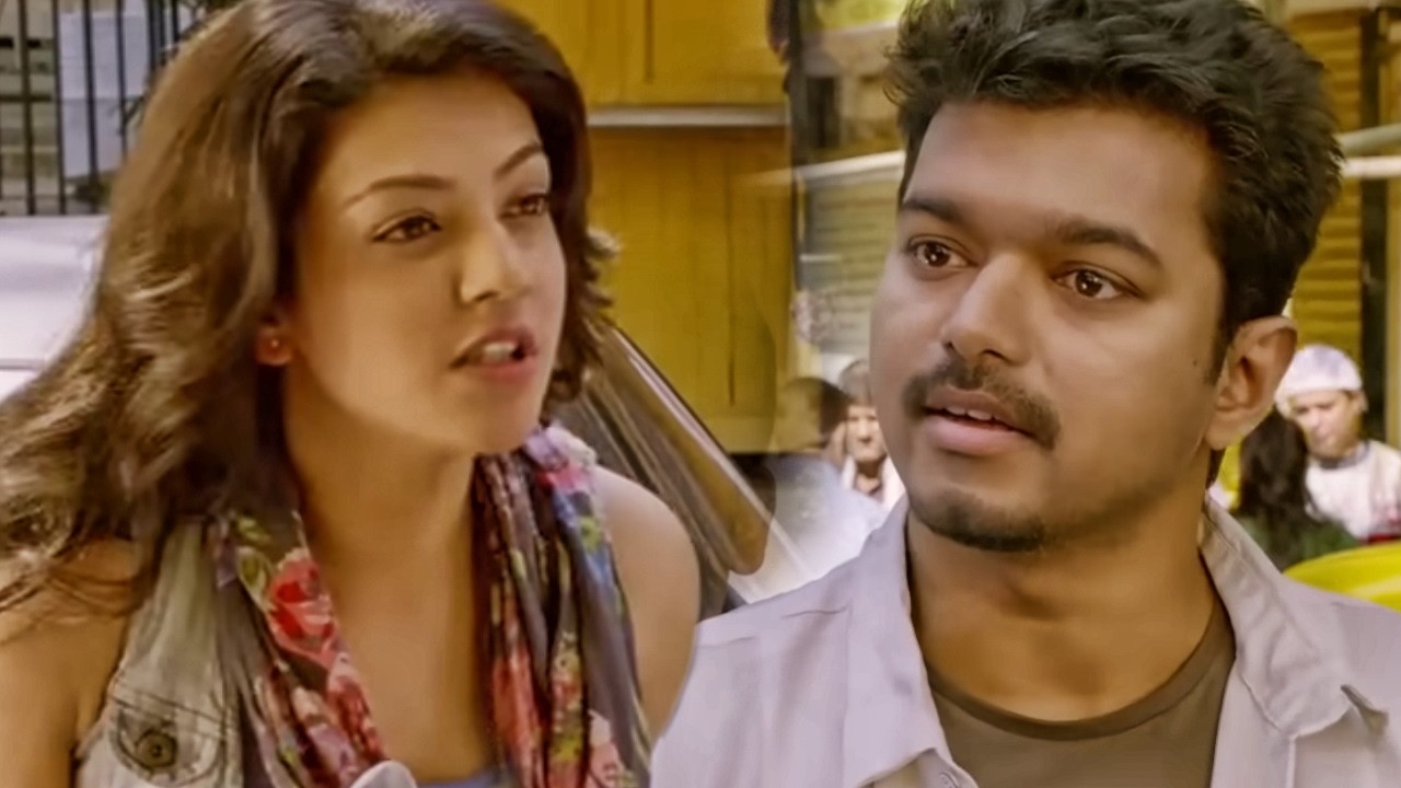 विजय के किस करने से काजल अग्रवाल भड़क जाती है | Indian Soldier Never On Holiday Best Scene