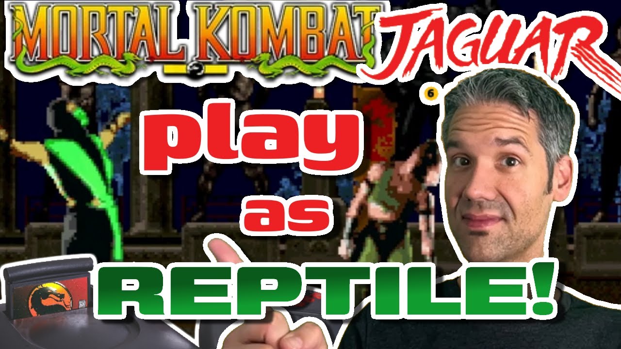 MORTAL KOMBAT Atari Jaguar REPTILE is PLAYABLE! | Jaguar Homebrew