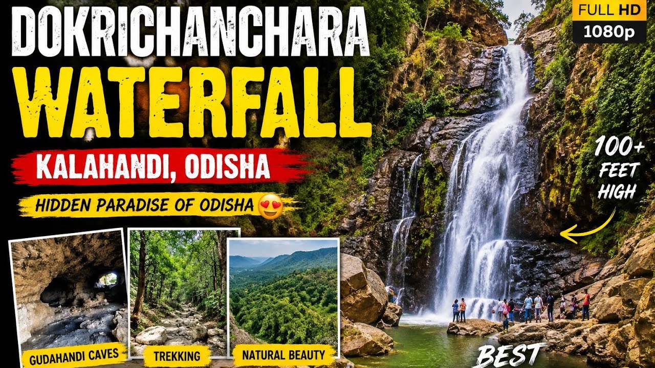 Dokrichanchara waterfall kalahandi odisha | Dokrichanchara waterfall | pinku traveller 💦💦💦