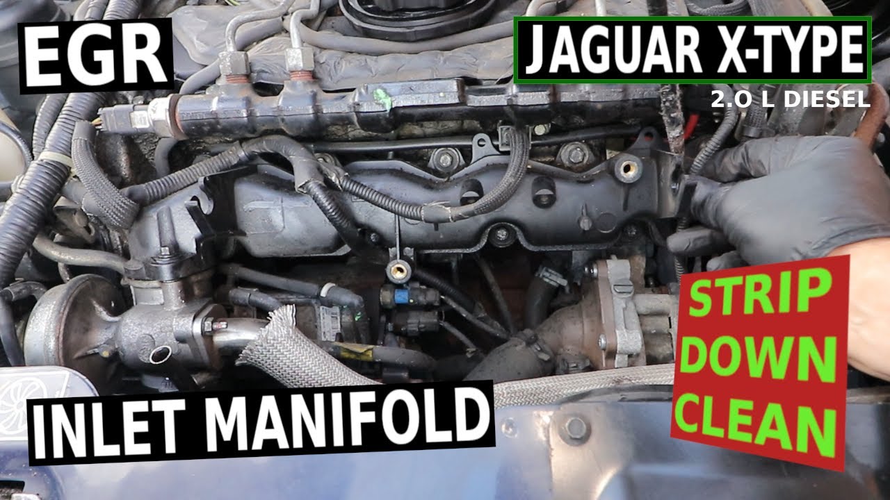 JAGUAR X-TYPE 2.0L Дизельный EGR и впускной коллектор