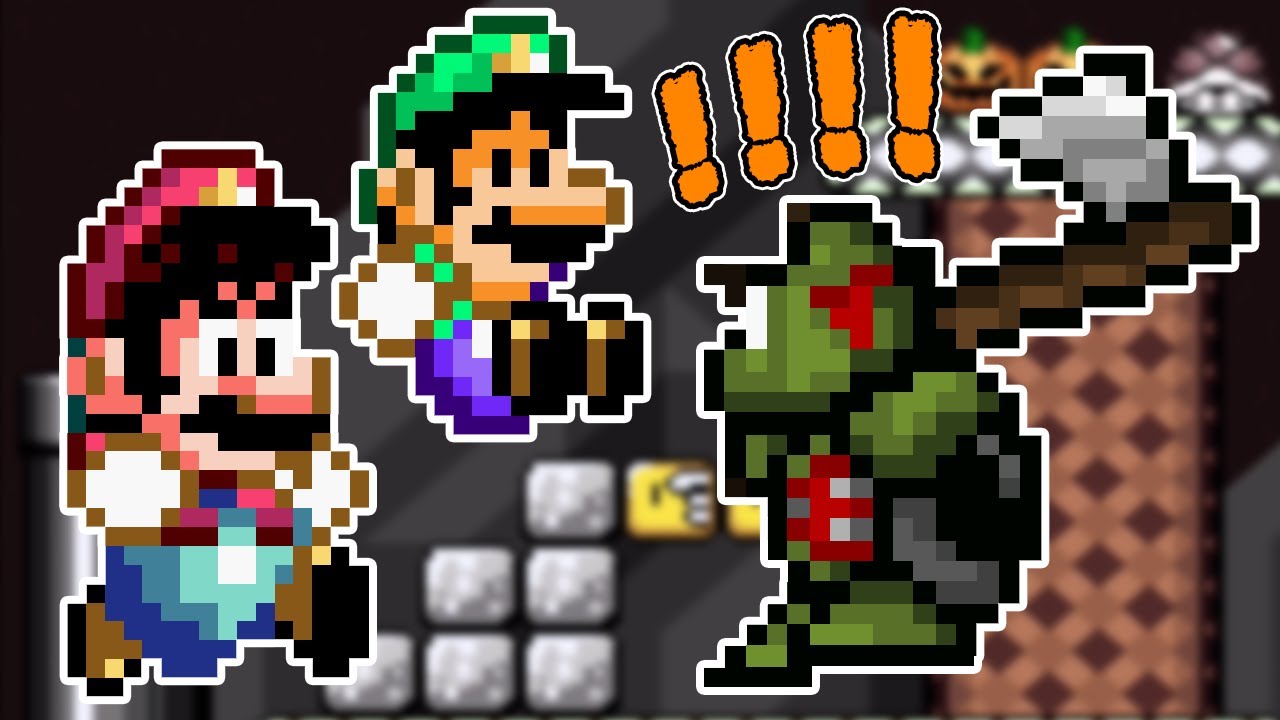 SCARIEST HAMMER BRO EVER! Halloween Super Mario World Rom Hack