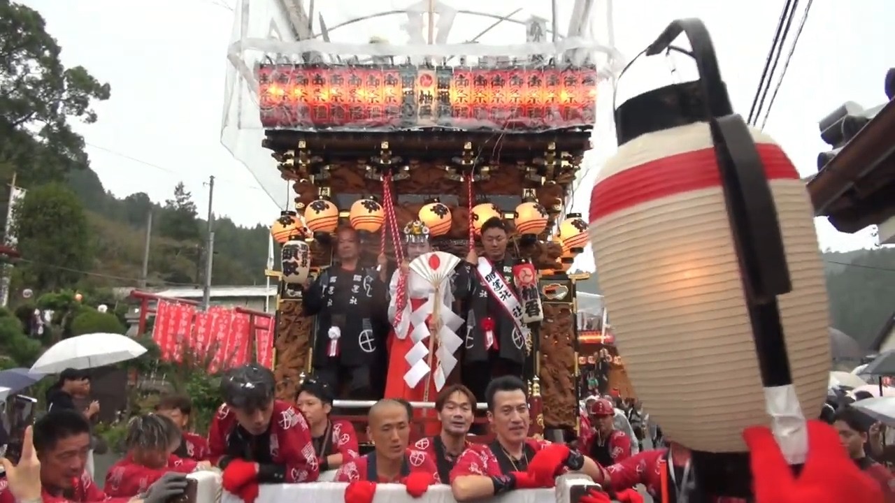 令和6年 遠州森町三倉 許禰神社例祭4/4  10月27日(日) 最終日 夕方～夜