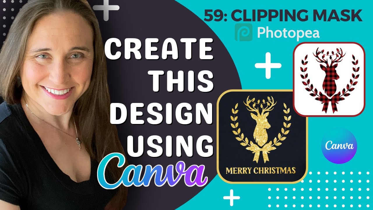 Learn How to Make a Clipping Mask Using Canva and Photopea for Print on Demand Designs: Quarter 4