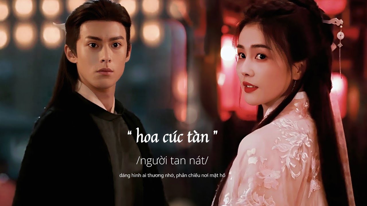 hoa cúc tàn, trên mặt hồ