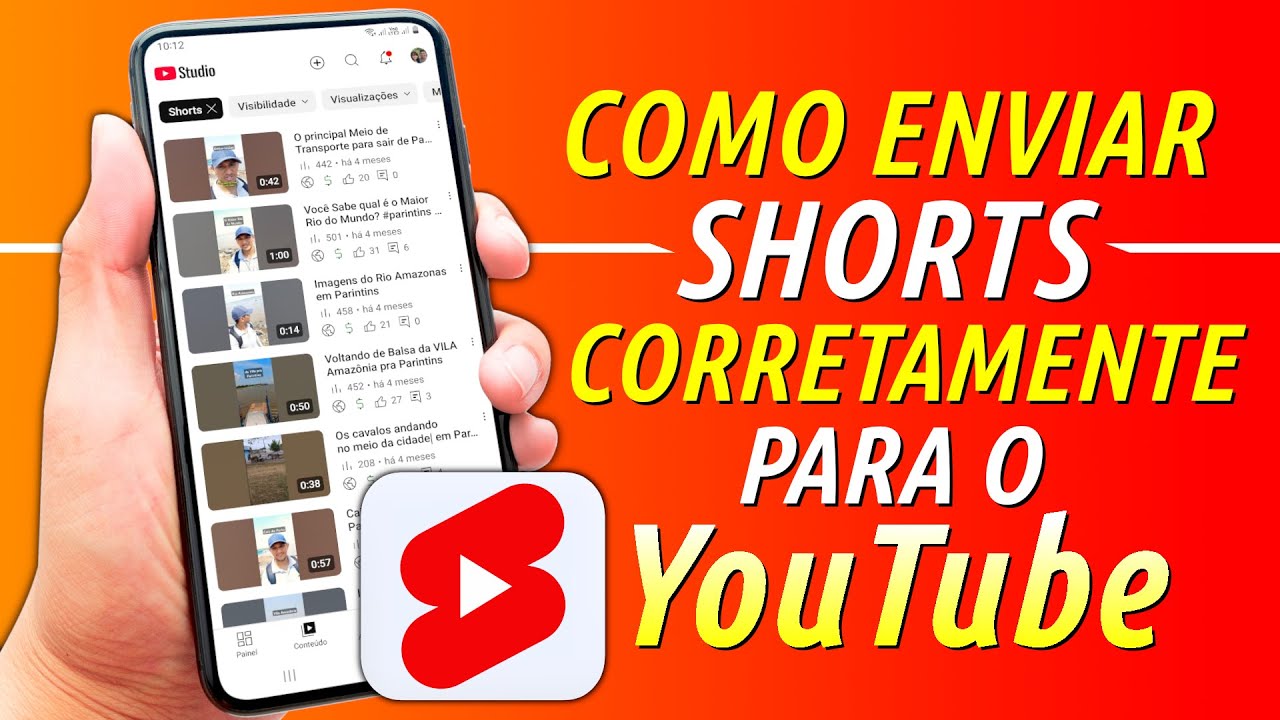 Como POSTAR Shorts no YouTube pelo Celular - Passo a Passo Completo