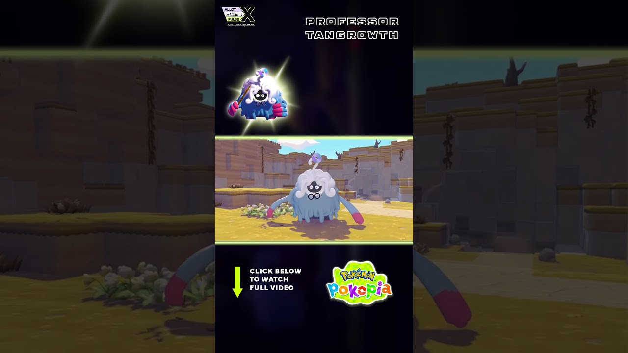 Pokemon Pokopia | Meet Professor Tangrowth  #pokemon #gamingnews#nintendo