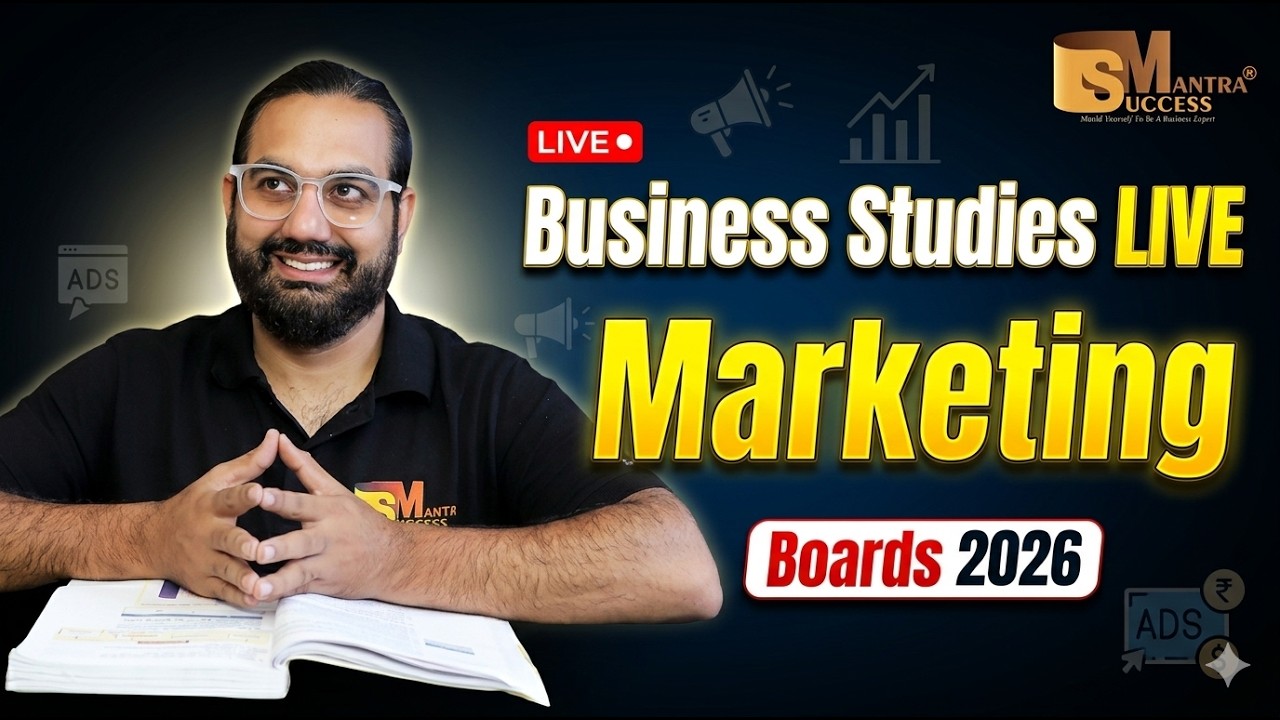 BST LIVE 🔴 | Marketing Full Revision 💯 | Class 12 Boards 2026