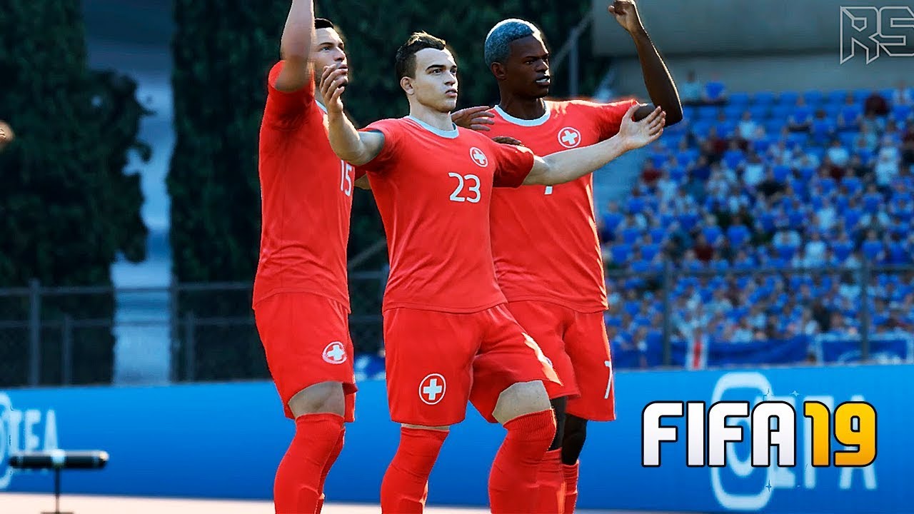 Iceland vs Switzerland - FIFA 19 Gameplay PC (Predict)