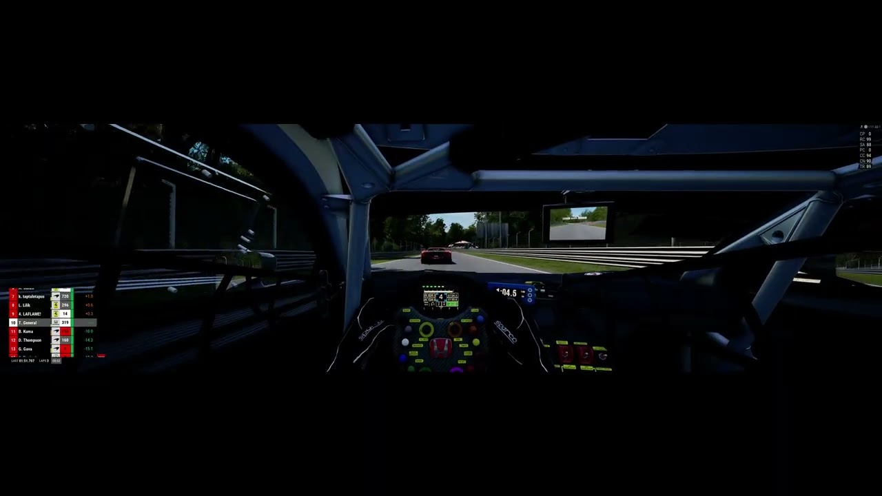 Honda NSX GT3 EVO - 7 1 2026 Race 3 Assetto Corsa Competizione Multiplayer @ Monza