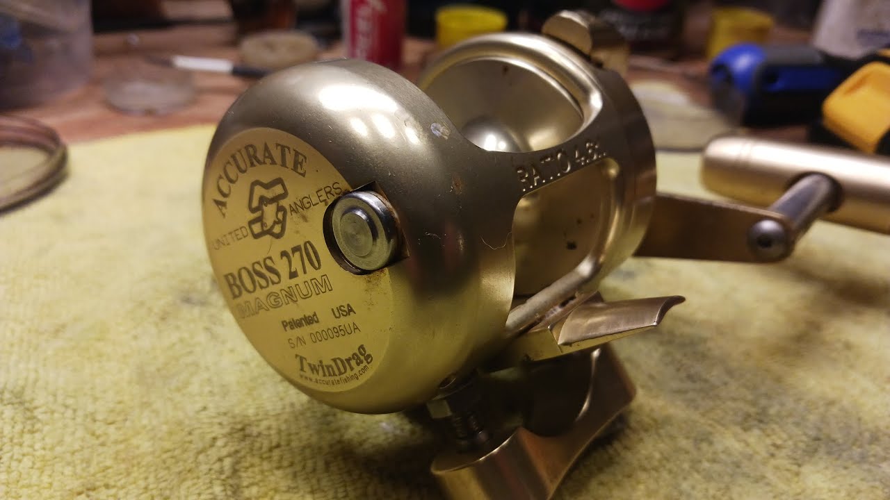 Accurate Boss Magnum 270 Twin Drag Saltwater Reel Service