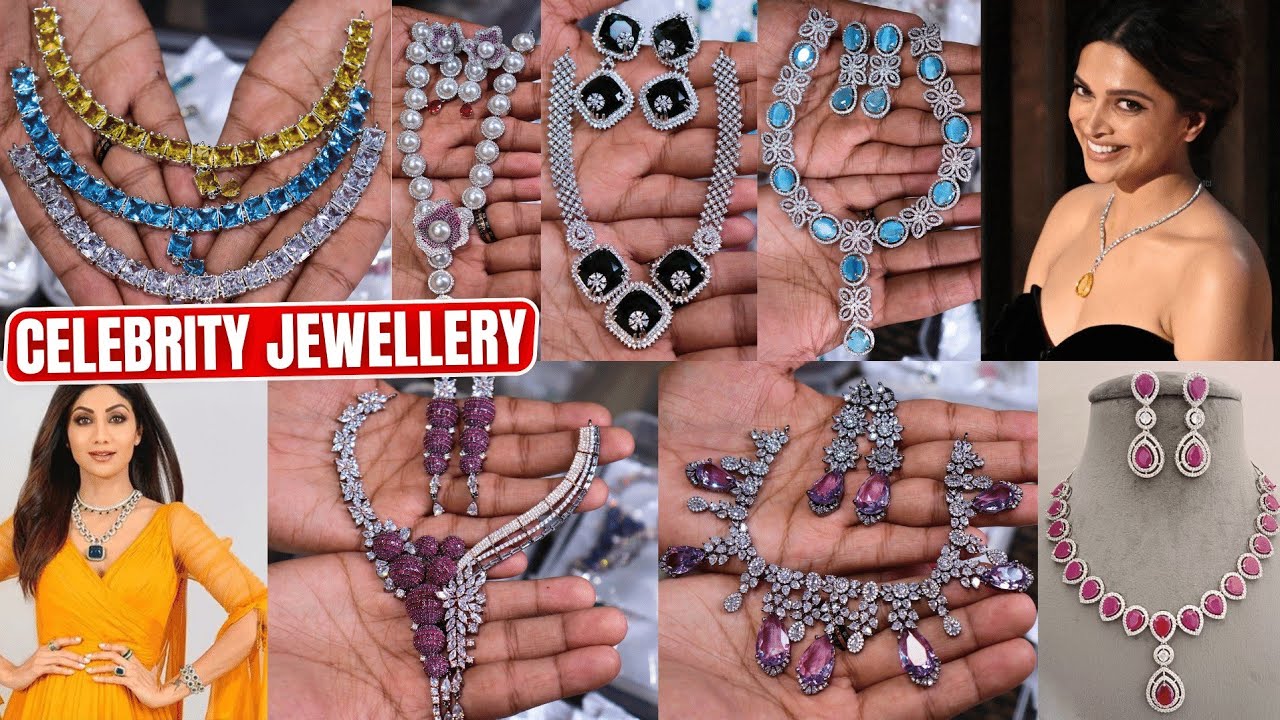 Celebrity Viral Ad Necklace Pendant Set in Monalisa Glass Stone and Doublet Stone