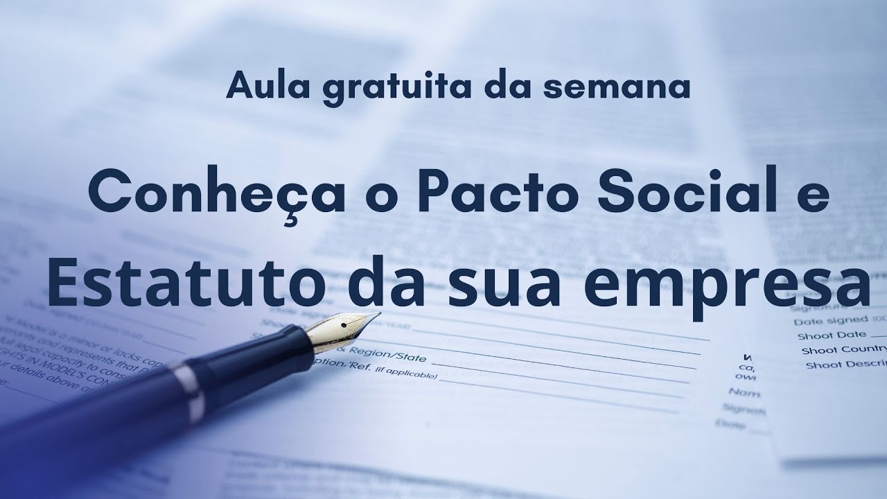 Os Estatutos de uma sociedade