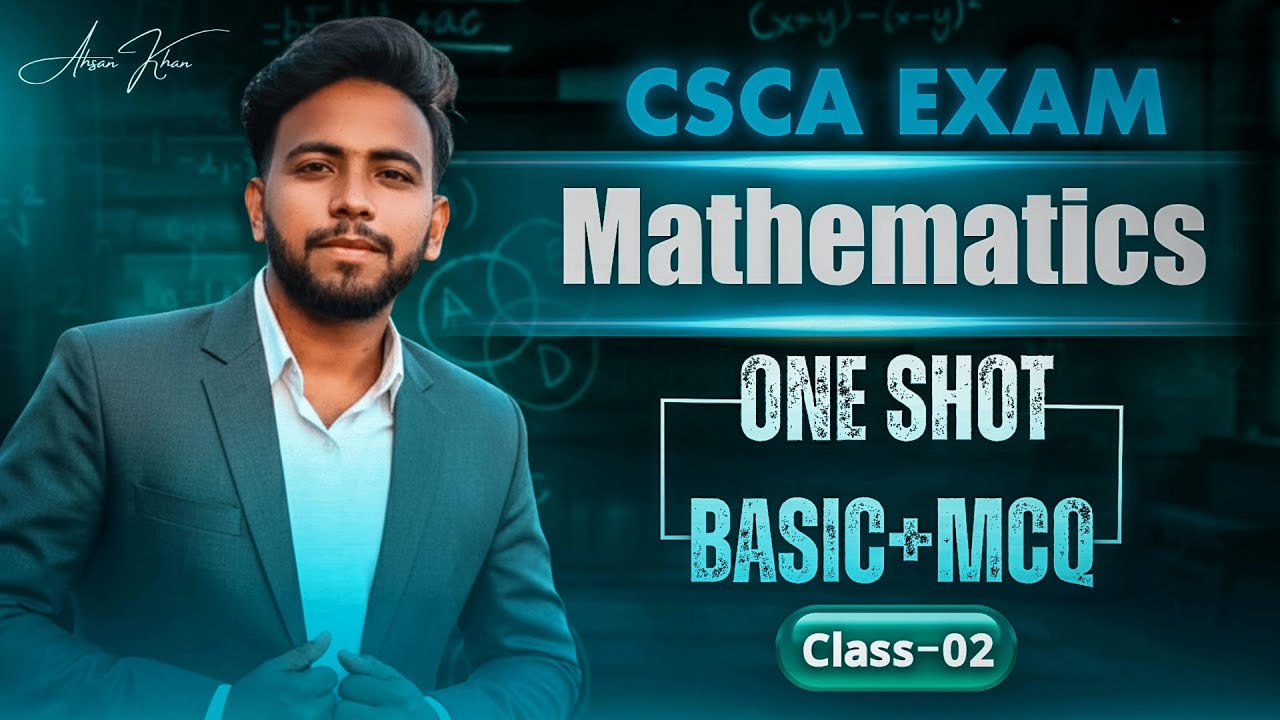 One Shot Demo Question Solve Basic to Advanced.CSCA Math Exam!!!