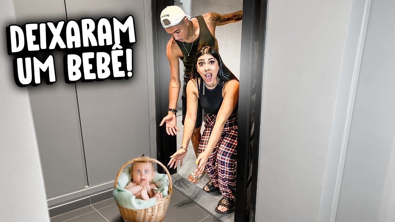 DEIXARAM UM BEBÊ NA MINHA PORTA !!