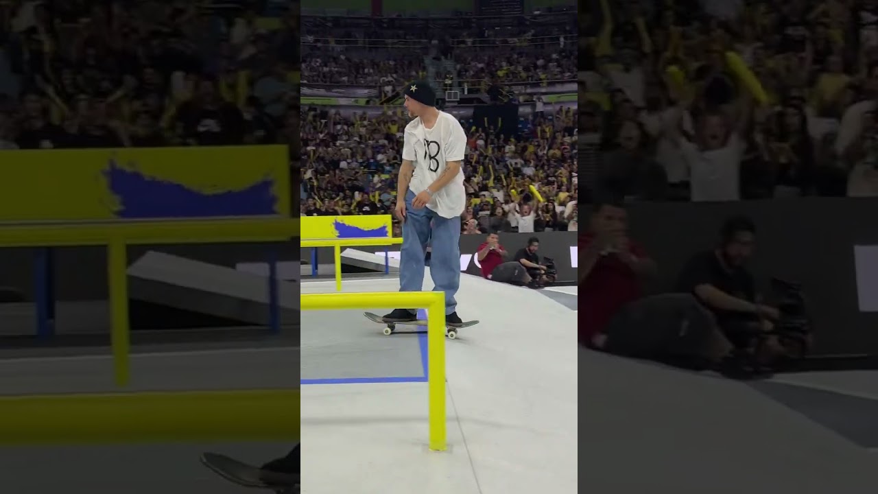 Chris Joslin with the highest scored trick at SLS Super Crown