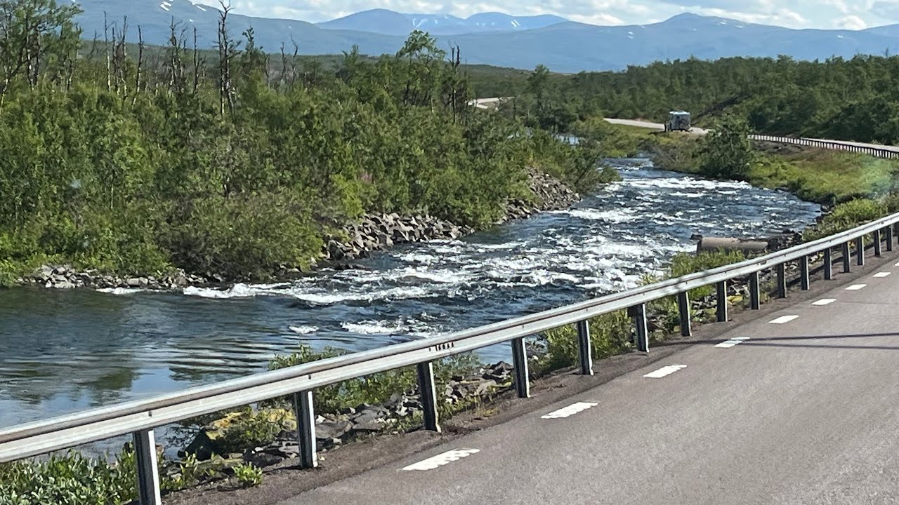 Lofoten 2025, kompasskurs mot norr, Blå Vägen, Lofoten samt Inlandsvägen via Kiruna hem.