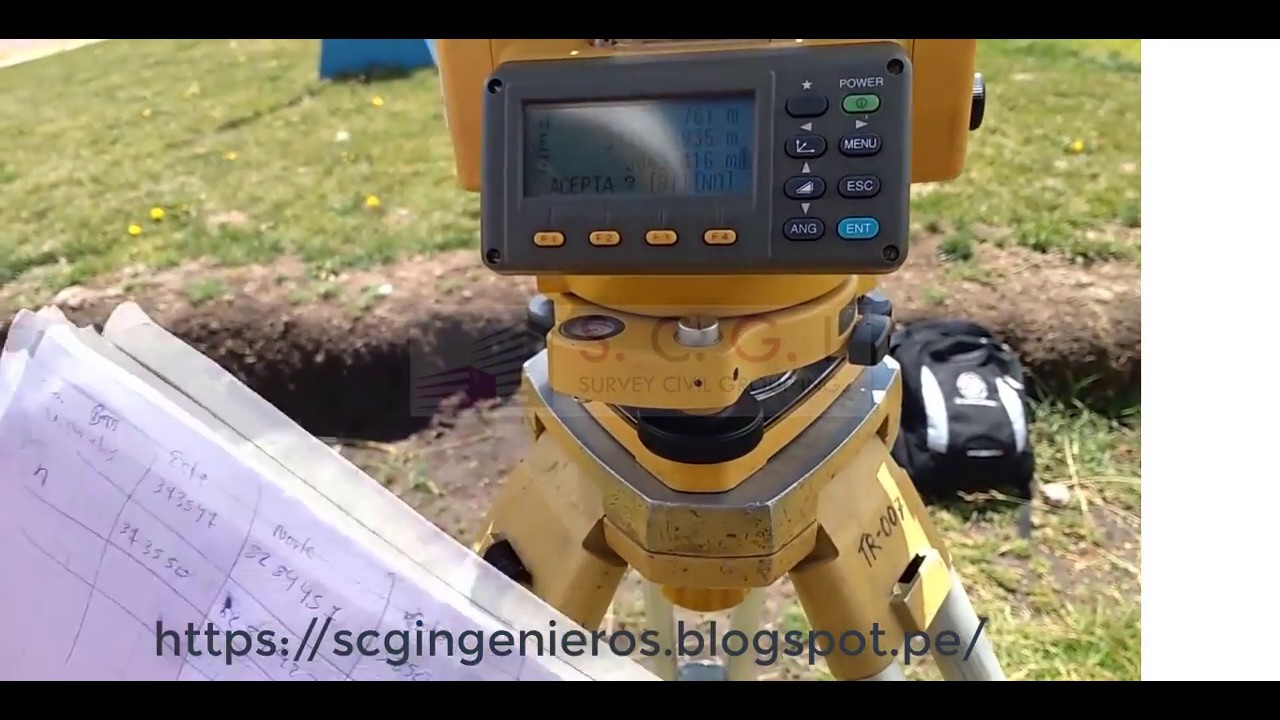 estación total TOPCON GTS -236w - manual - tutorial